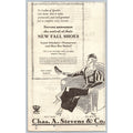 1930s Chas A Stevens Chicago Fall Shoes Ad Laird Schobers Footsavers NRA Era