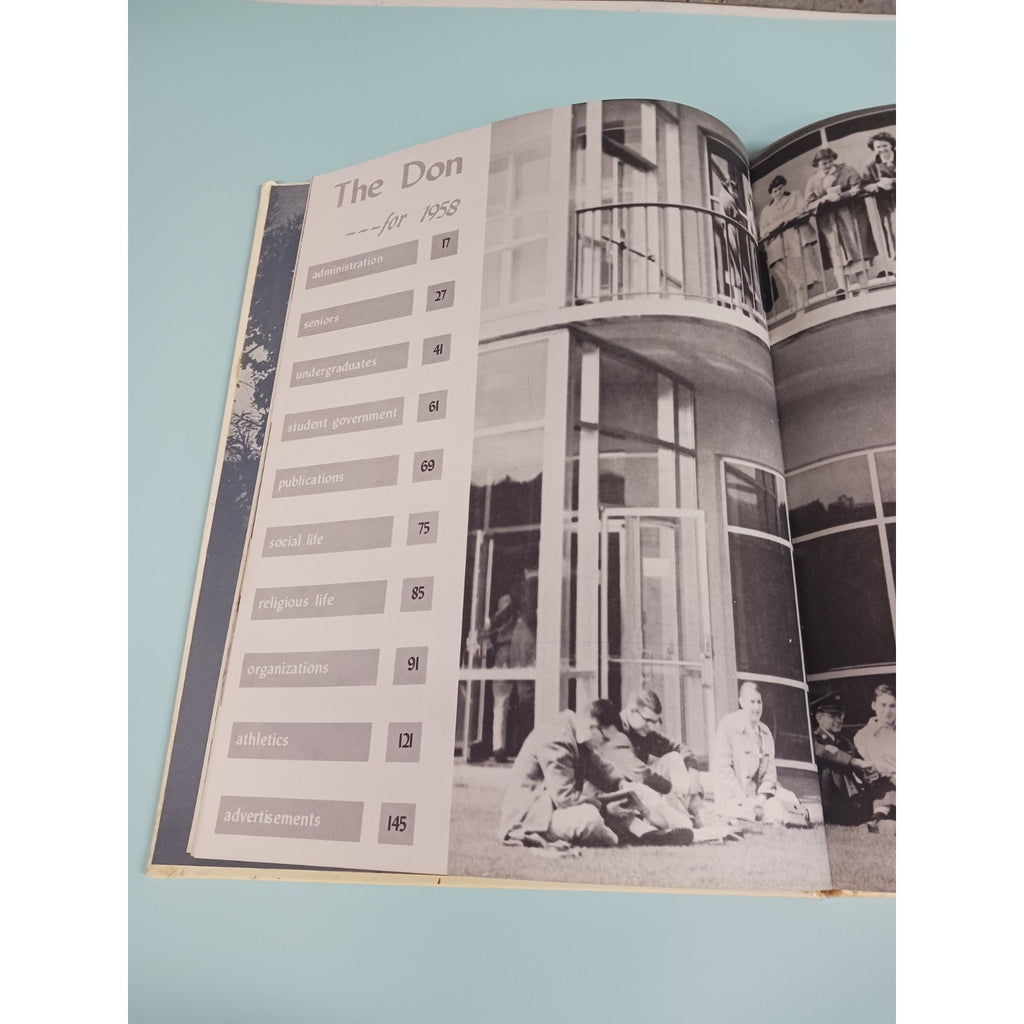Vintage 1958 The Don University of San Francisco Yearbook
