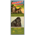 Monkey Jungle Miami Florida Vintage Brochure Ephemera Bulu Gorilla Map