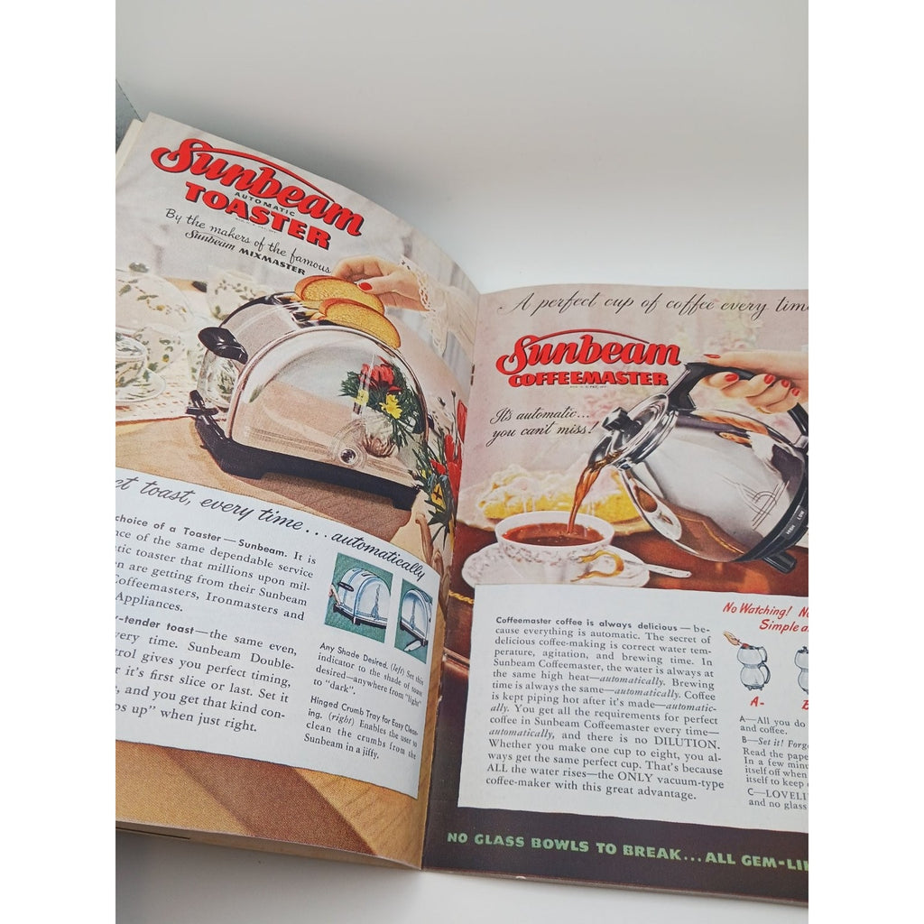 Vintage Sunbeam Automatic Mixmaster Model 9 Recipe Instruction Booklet 1940s