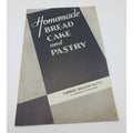 Vintage 1942 U S Dept Agriculture Booklet Homemade Bread Cake Pastry No 1775
