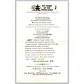 Vintage Tea House of the Tokyo Moon Fort Lauderdale Brochure Flyer Menu
