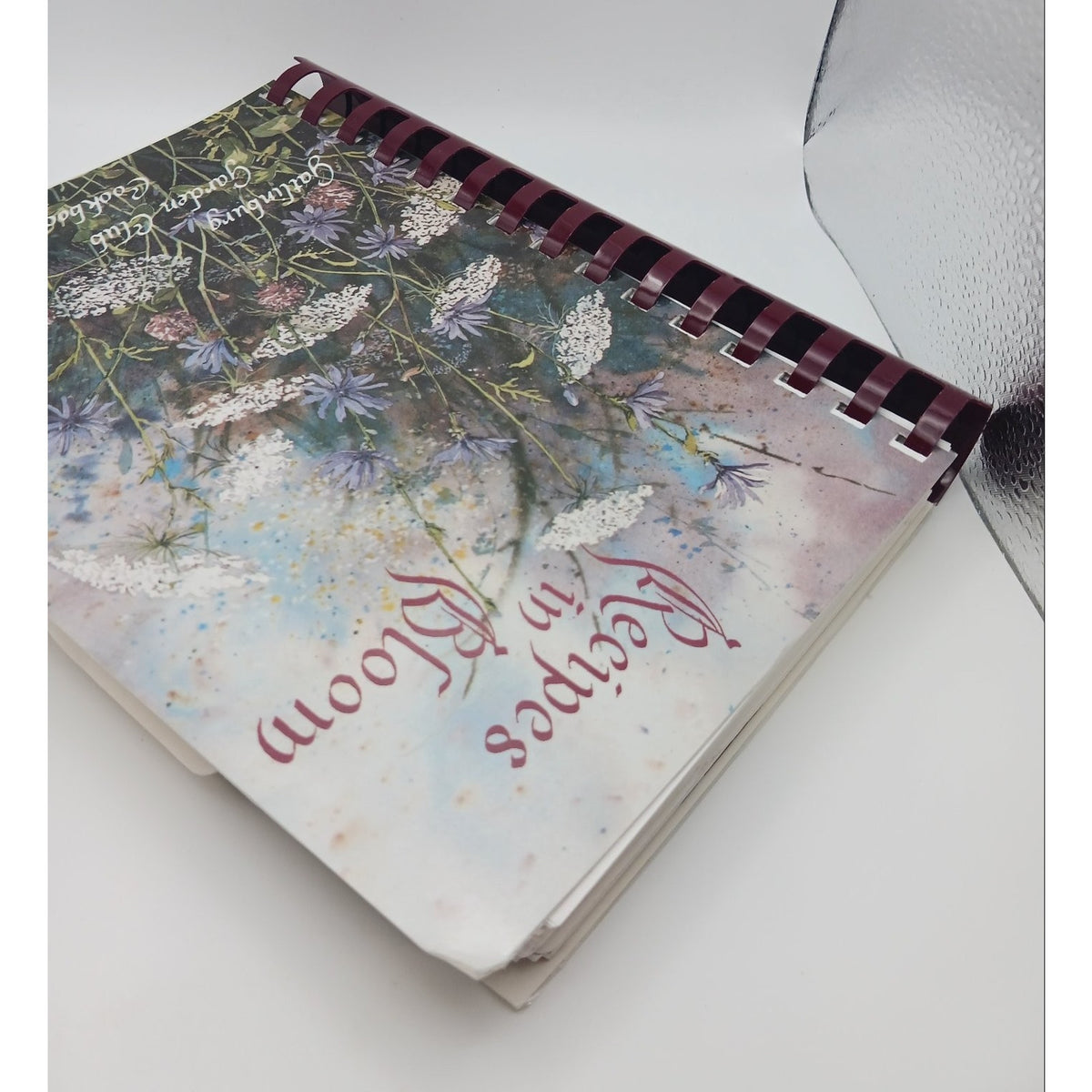 Recipes in Bloom Gatlinburg Garden Club Cookbook 1986 Community Spiral Tenn