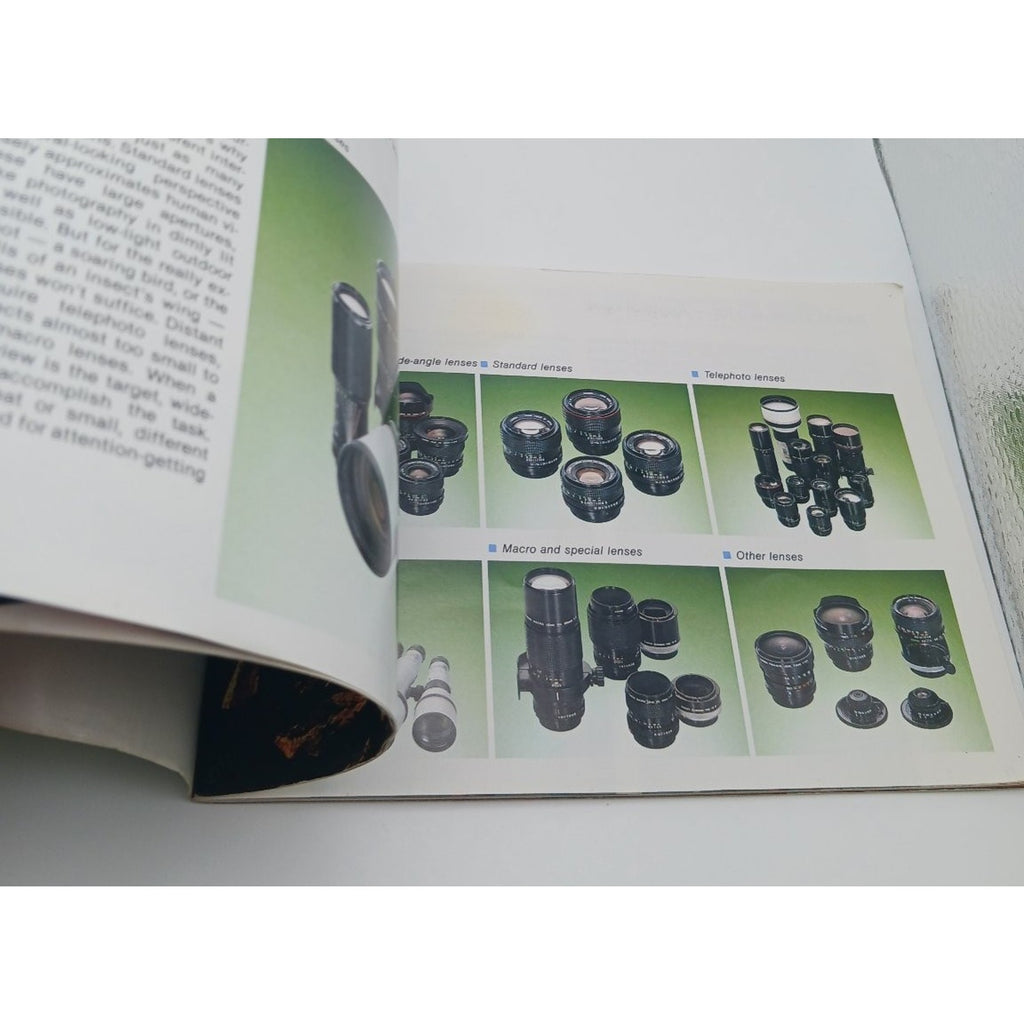 Canon Lens Wonderland New FD Lens Guide Book Manual English Edition Vintage