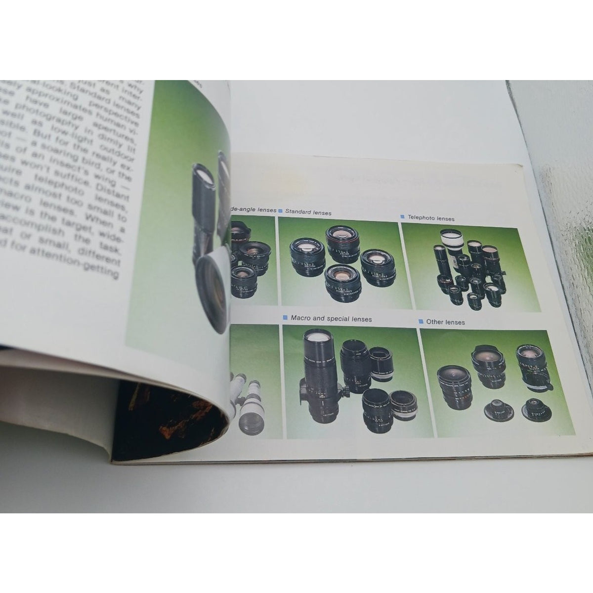 Canon Lens Wonderland New FD Lens Guide Book Manual English Edition Vintage
