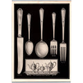 1930s Georgian Maid Sterling Silver Flatware Print Ad Price List Ephemera