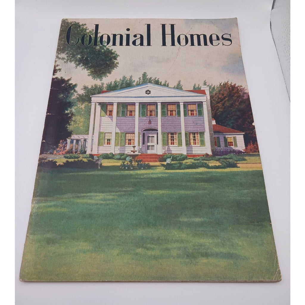 Vintage L F Garlinghouse Colonial Homes House Floor Plan Booklet MCM Mid Century