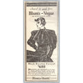 1930s Blum's Vogue Chicago Fur Coat Ad Black Caracul Fashion Ephemera