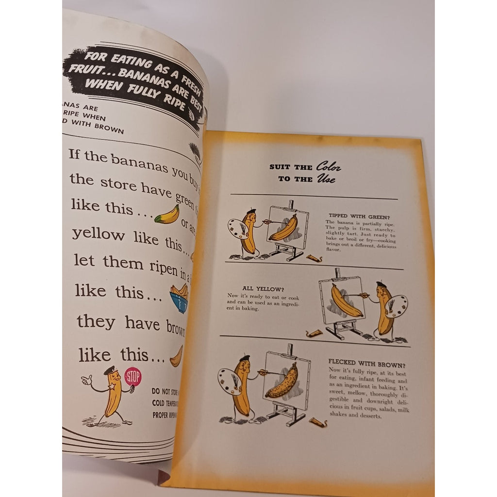 1940s 50s United Fruit Co Banana Recipe Booklet Vintage Ephemera