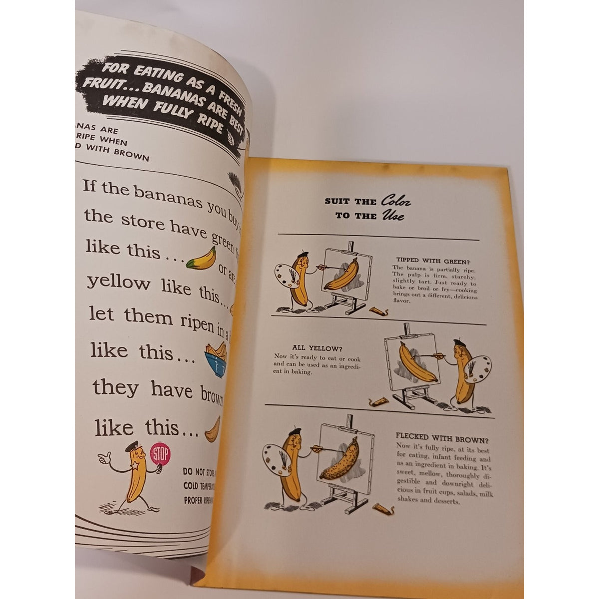 1940s 50s United Fruit Co Banana Recipe Booklet Vintage Ephemera