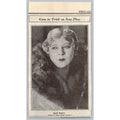 1930 Mae West Chicago Newspaper Clipping Trial New Play James Hargis Connelly
