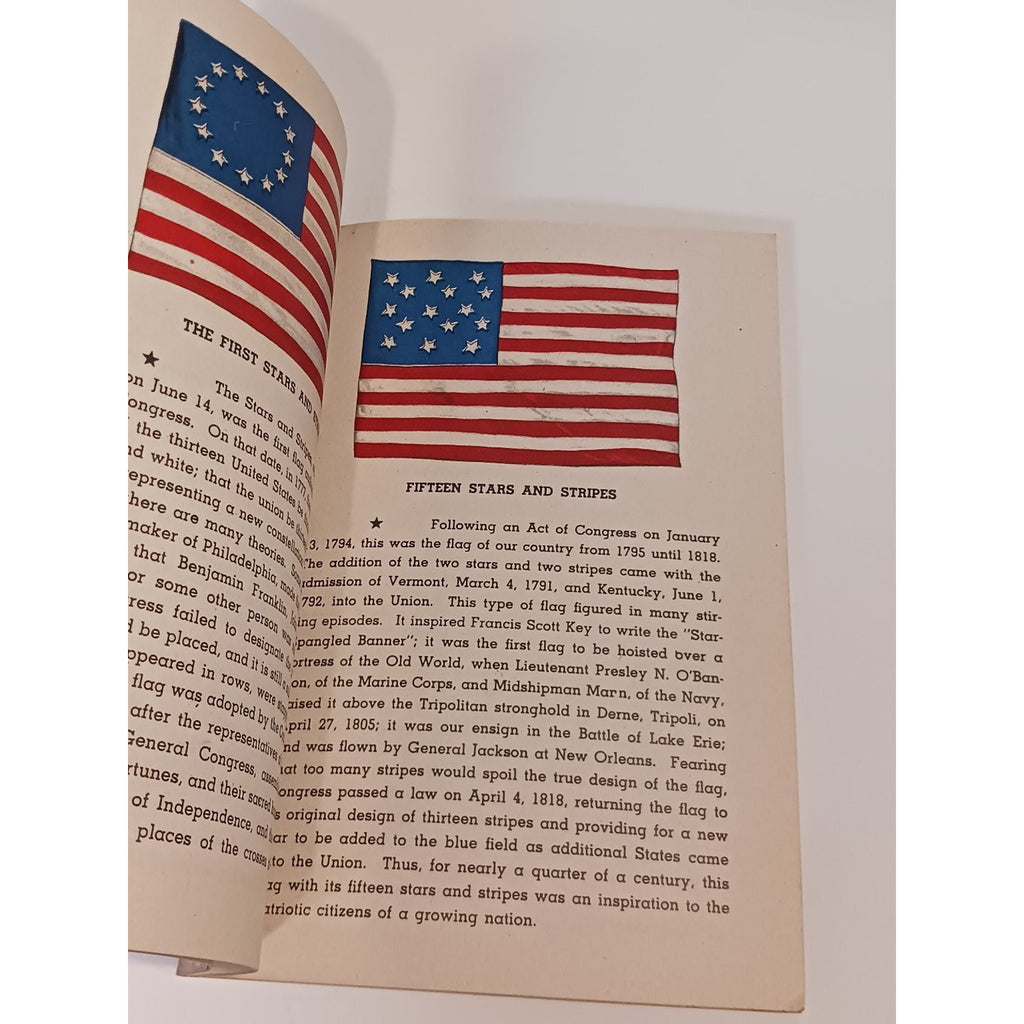 1940s US Marine Corps How To Respect & Display Our Flag Pamphlet Ephemera