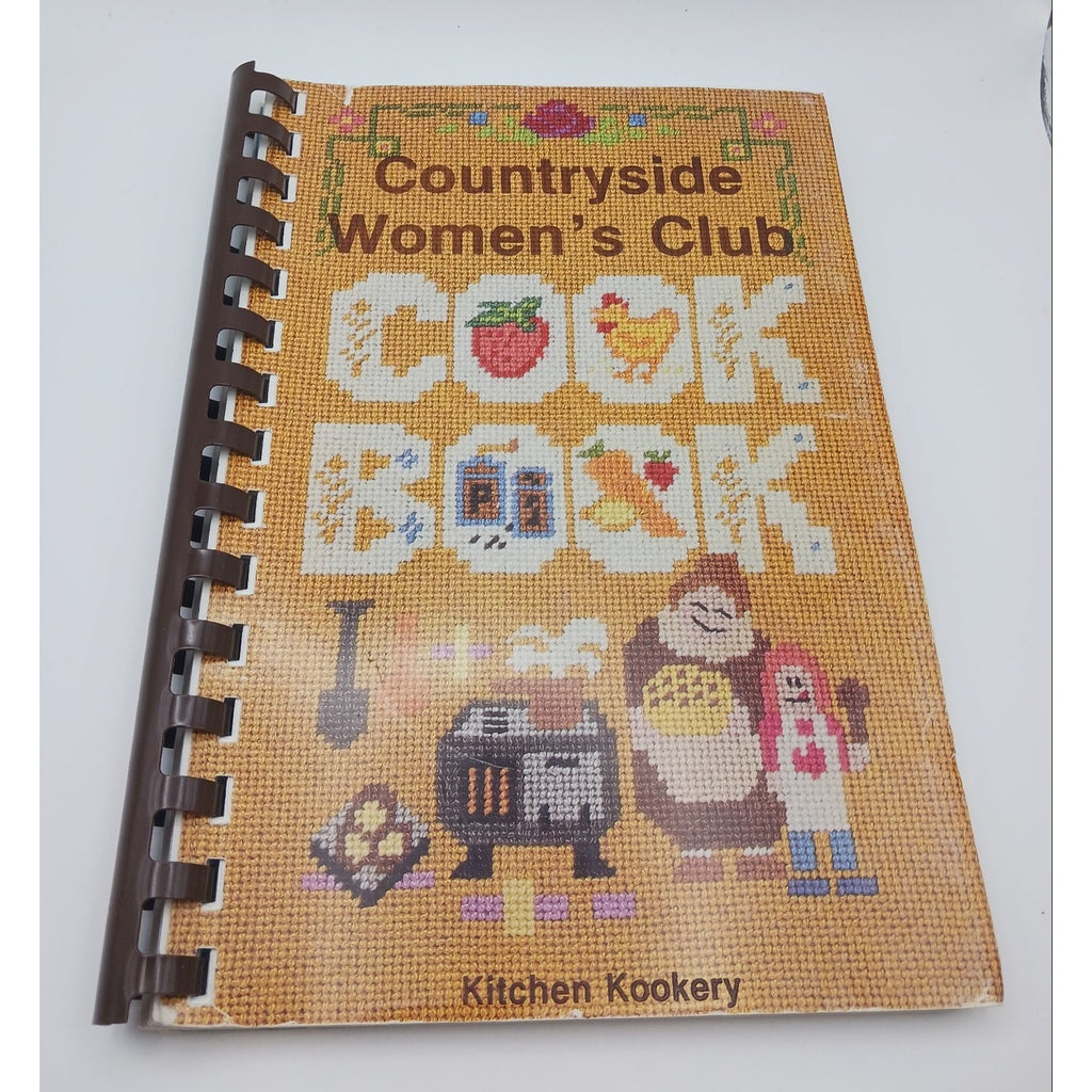 Countryside Women's Club Cook Book 1989 Kitchen Kookery Community Recipes