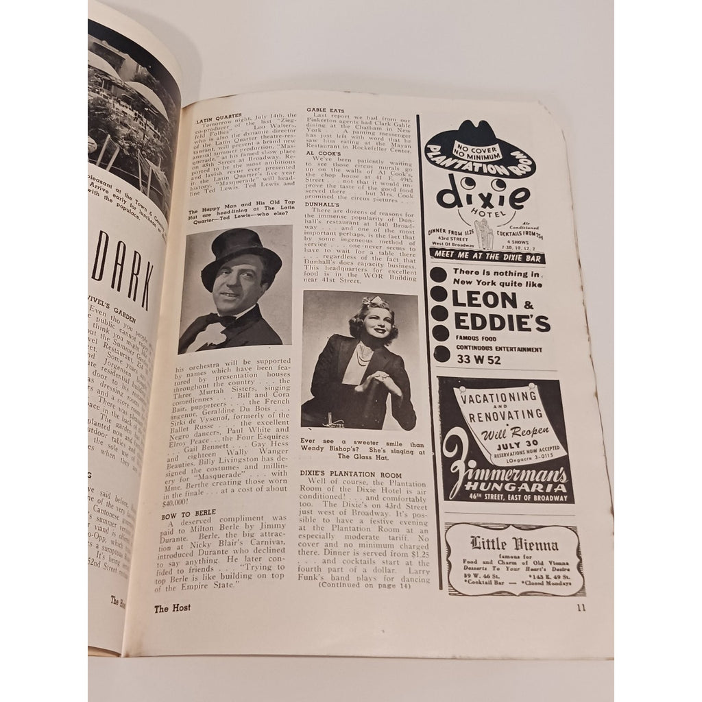 1946 Metropolitan Host NYC Weekly Guide Bill Callahan Broadway Call Me Mister