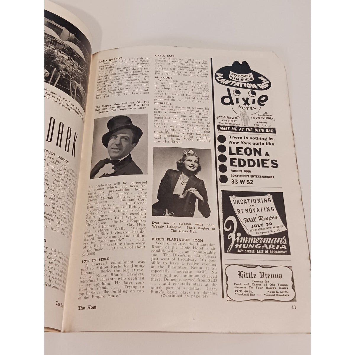 1946 Metropolitan Host NYC Weekly Guide Bill Callahan Broadway Call Me Mister