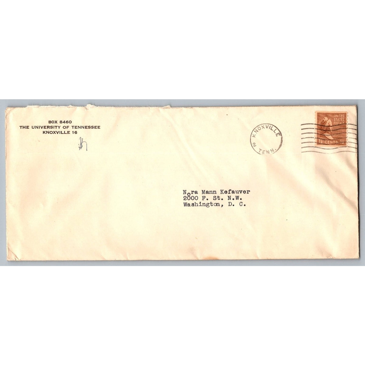 1948 University of Tennessee Home Economics Alumni Newsletter & Envelope UT