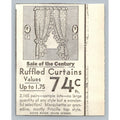 1930s Dept Store Ruffled Curtains Print Ad Priscilla Style State Street