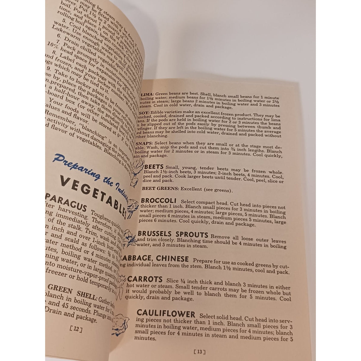 1947 Frozen Food Locker Plant Cookbook Guide Vintage Ephemera Booklet