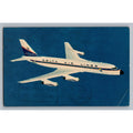 1965 Delta Air Lines Convair 880 Jetliner Chicago Posted Postcard