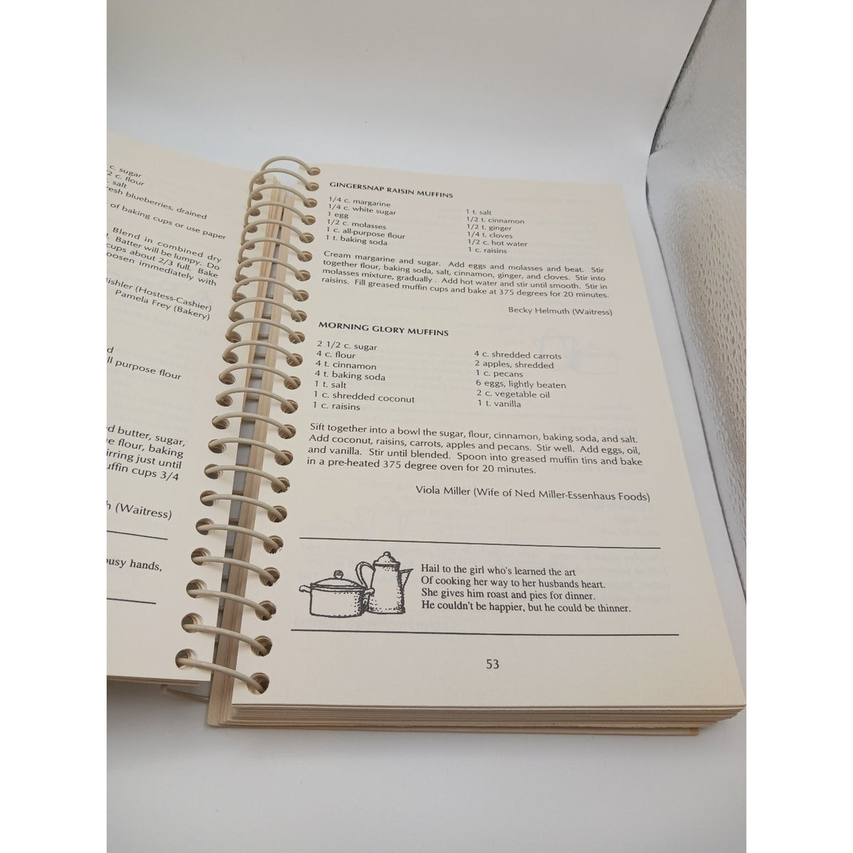 Amish Country Cookbook Volume III Bob & Sue Miller 1993 Spiral Bound Bethel