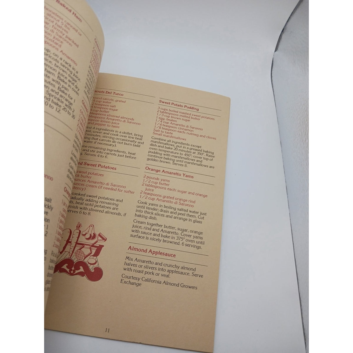 Amaretto di Saronno Your Gourmet Secrets Recipe Booklet 1974 Italian Liqueur