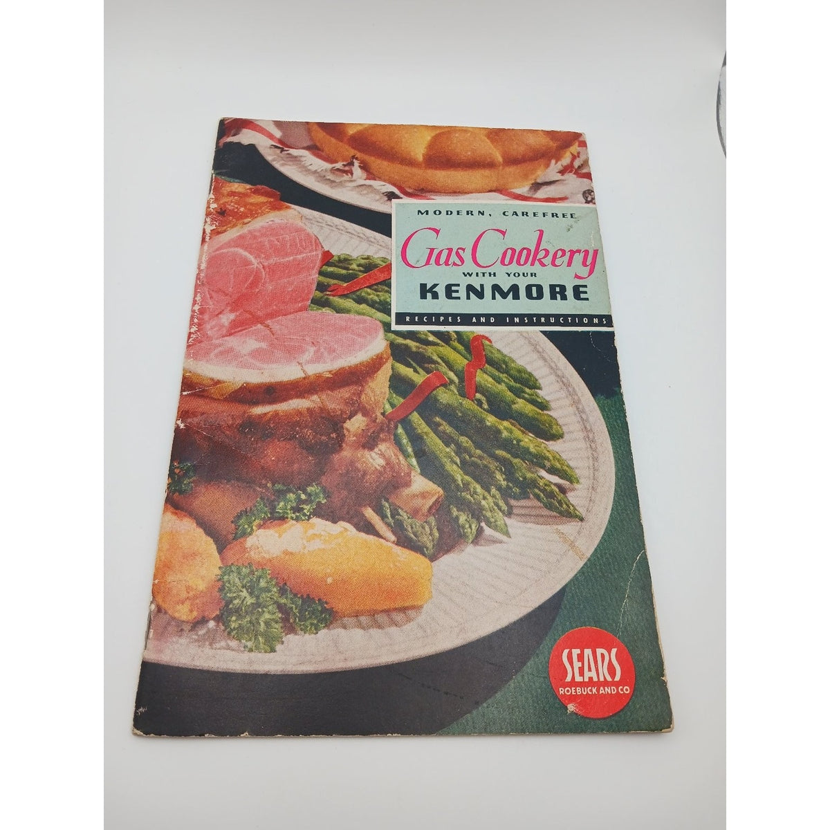 Vintage 1950 Kenmore Gas Cookery Recipe & Instruction Booklet Sears