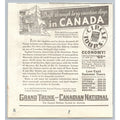 1933 Grand Trunk Canadian National Railway Canada Travel Print Ad Ephemera 1930s