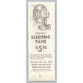 1930s The Fair Department Store Electric Fan Advertisement Print Ad Chicago