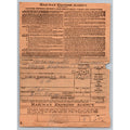 1944 Railway Express Agency Receipt Madisonville TN Ephemera Waybill