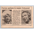Dolly Parton Porter Wagoner Dollywood Reunion 1989 Newspaper Article Ephemera