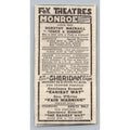 1931 Fox Theatres Movie Listing Clara Bow Greta Garbo Constance Bennett