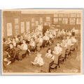 1947 School Class Photo P S 121 Children Students Classroom Vintage Holding Book