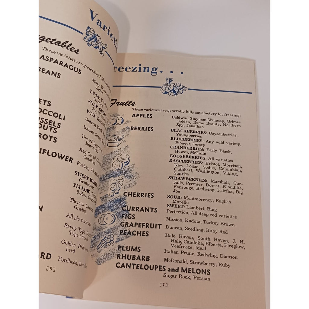 1947 Frozen Food Locker Plant Cookbook Guide Vintage Ephemera Booklet