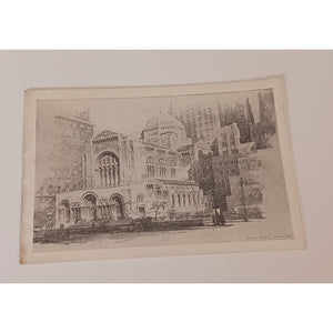 1941 St Bartholomew's Church NYC Lent Program Booklet James Arnold Ephemera