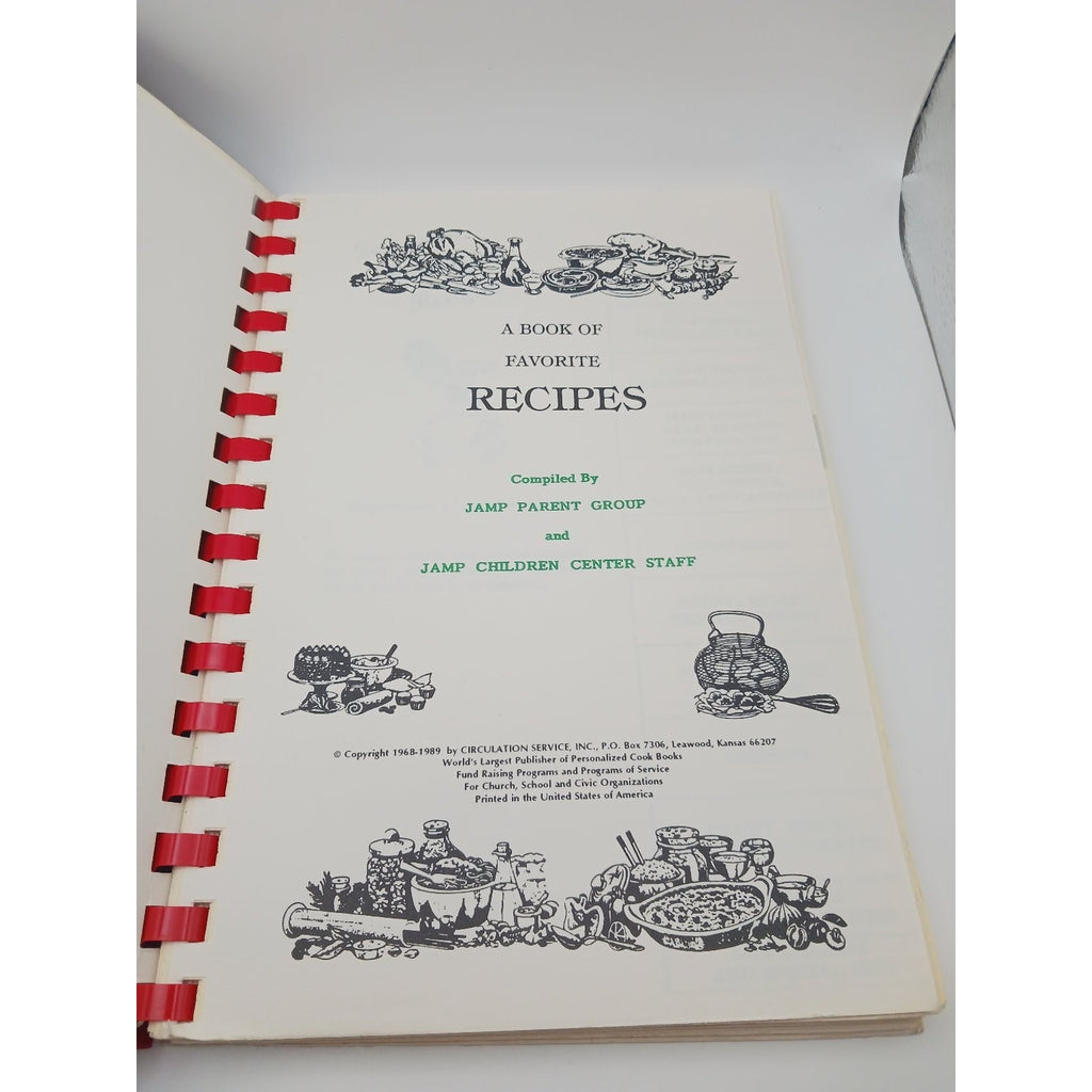Home Made Cooking Our Favorite Recipes Spiral Bound 1989 Cookbook