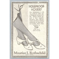 1933 Holeproof Hosiery Ad Maurice L Rothschild Chicago Fashion Ephemera Legs