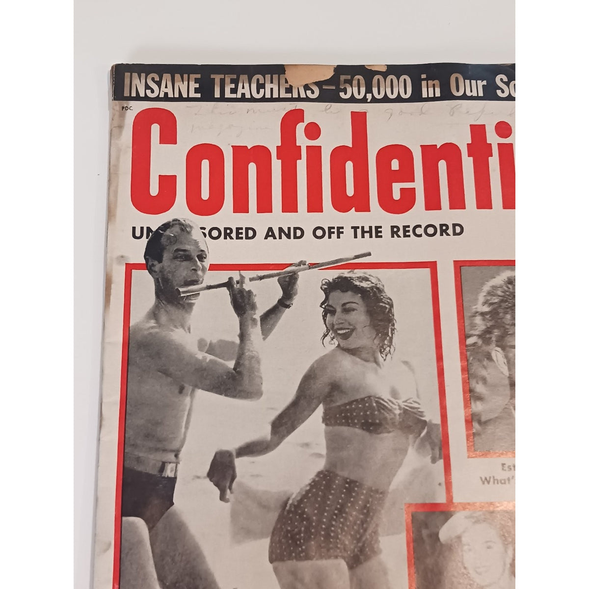 1950s Confidential Magazine Ava Gardner Estes Kefauver Vintage Scandal Newsstand