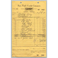 1942 Sam Toole Candy Company Invoice Knoxville TN Vintage Ephemera Receipt