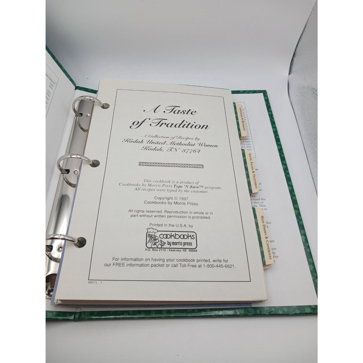 A Taste of Tradition Kodak Tn United Methodist Women 1997 Community Cookbook