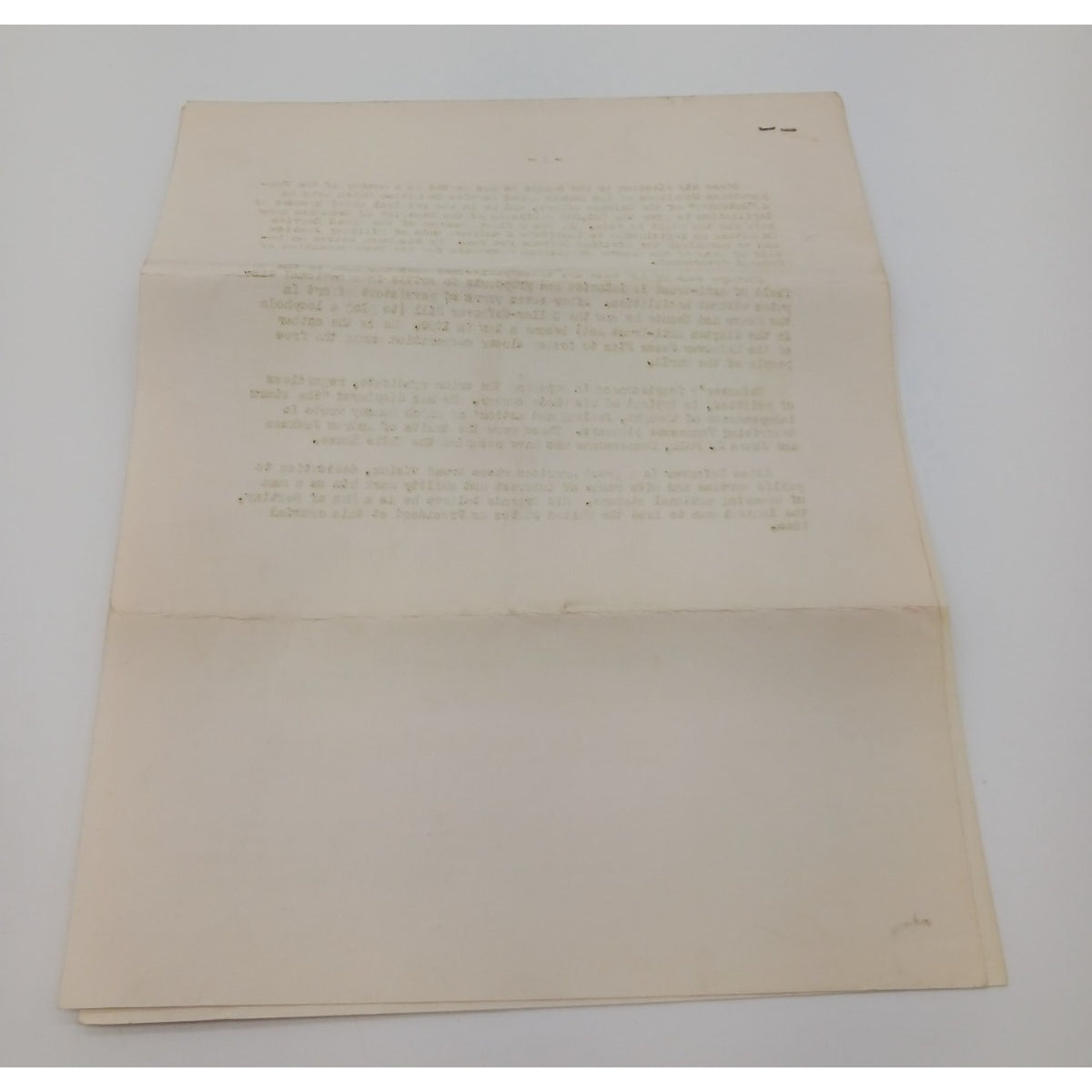 2 Page Biography of Senator Estes Kefauver Tennessee Democrat From Family Estate