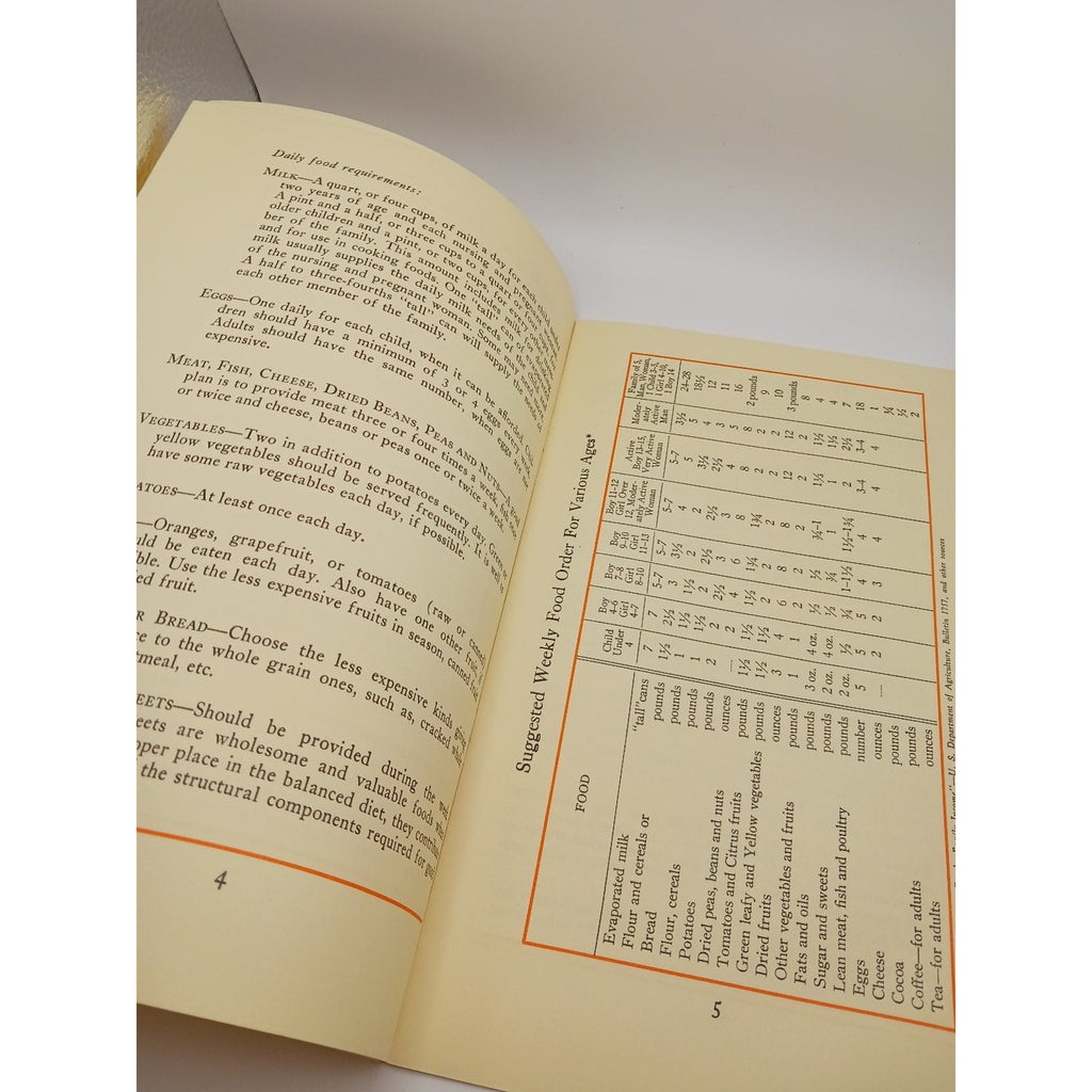 Vintage 1938 Evaporated Milk Association Feeding a Family Low Cost Booklet