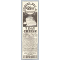 1933 Chicago World's Fair Georgian Bay Line Cruise Ship Travel Ad Steam