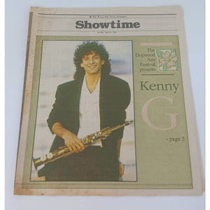 1989 Knoxville News Sentinel Showtime Kenny G Dogwood Arts Festival Newspaper