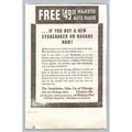 1933 Studebaker Rockne Car Chicago Auto Radio Advertisement Ephemera