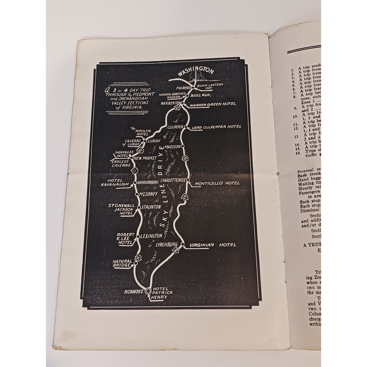 1940 Washington DC Diamond Chatterbox Guide US Capitol Sholl's Cafeterias