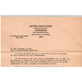 c1939 Estes Kefauver Chattanooga Congress Campaign Letter & Envelope Ephemera