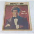 1986 Showtime Knoxville News Sentinel Tom Jones Newspaper Supplement Ephemera