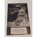 1940 Washington DC Diamond Chatterbox Guide US Capitol Sholl's Cafeterias