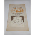 Vintage White Lily Cakes To Bake Recipe Booklet 1977 Baking Cookbook