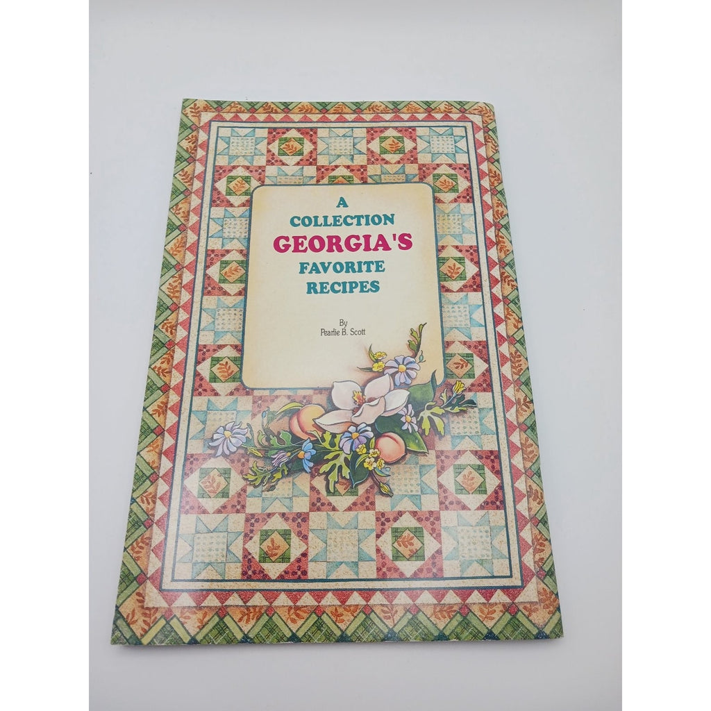 The Georgia Cookbook Pearlie B Scott 1994 1st Printing Southern Recipes